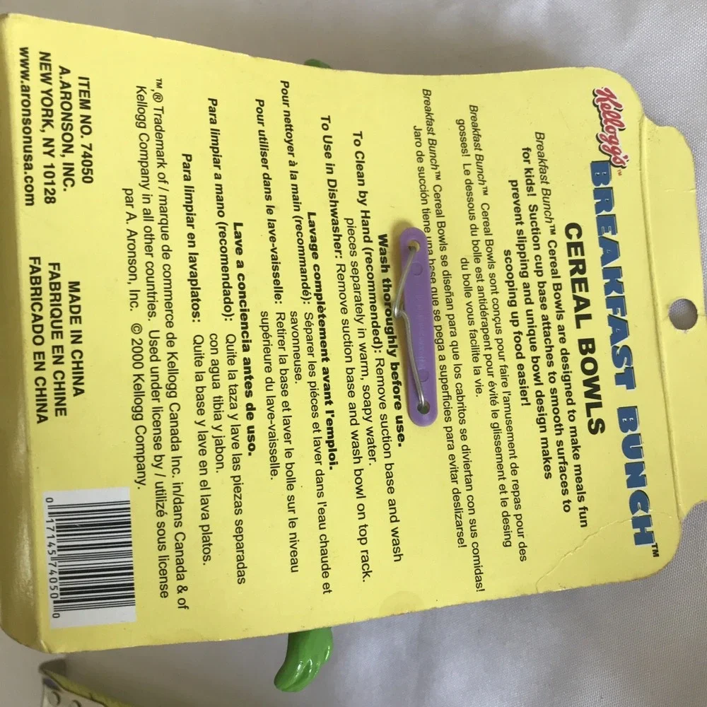 Kellogg's Breakfast Bunch Cereal Bowl‎ smacks NEW NEVER OPENED